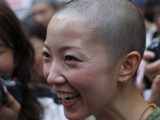 坊主女子画像　大阪府　茨木市　#スキンヘッド　#剃髪　#坊主女子　#AI美女　　