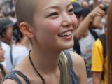 坊主女子画像　茨城県　牛久市　#スキンヘッド　#剃髪　#坊主女子　#AI美女　　