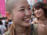坊主女子画像　静岡県　三島市　#スキンヘッド　#剃髪　#坊主女子　#AI美女　　